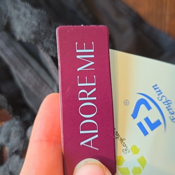 Adore Me Chic Black Lace Women's Panties - Picture 3 of 4